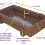 Microgreen Tray with measurements